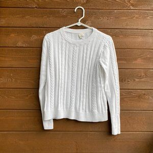 A New Day White Cable Cardigan